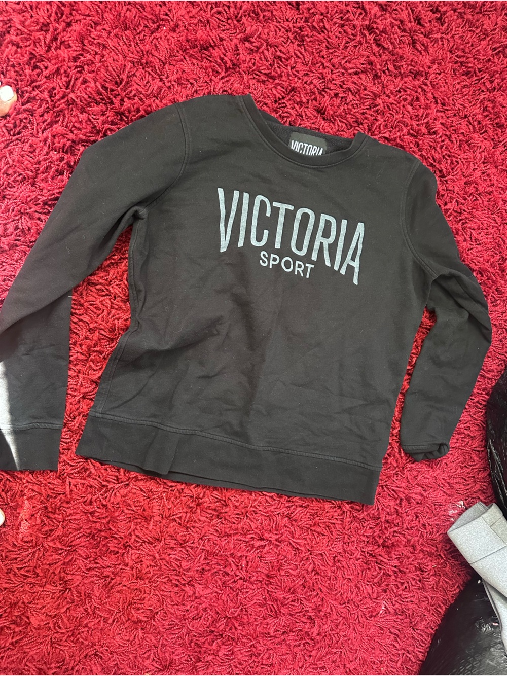 Victoria Sport Women's Black Crewneck Sweatshirt